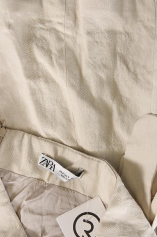 Γυναικείο τοπ Zara, Μέγεθος S, Χρώμα  Μπέζ, Τιμή 9,21 €