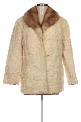 Damen Ledermantel, Größe M, Farbe Beige, Preis € 99,99