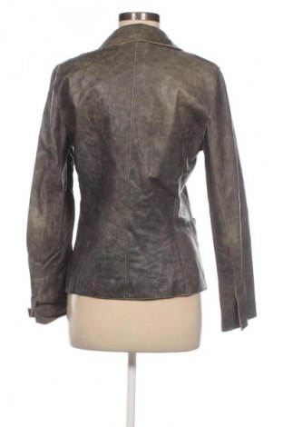 Damen Lederjacke, Größe M, Farbe Grau, Preis 50,99 €