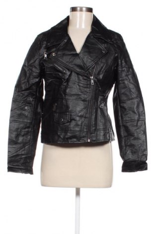 Damen Lederjacke Cotton On, Größe M, Farbe Schwarz, Preis 64,99 €