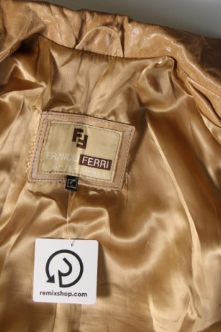 Damen Lederjacke Franco Ferri, Größe L, Farbe Beige, Preis € 68,99