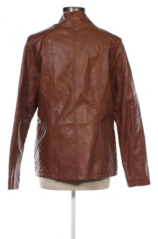 Damen Lederjacke Janina, Größe M, Farbe Braun, Preis 22,99 €