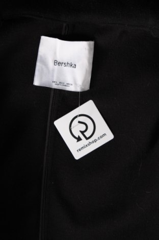 Damski płaszcz Bershka, Rozmiar S, Kolor Czarny, Cena 133,33 zł