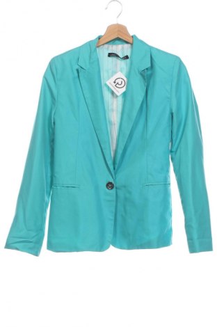 Damen Blazer Zara, Größe XS, Farbe Grün, Preis 11,99 €