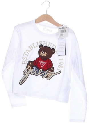 Kinder Shirt Guess, Größe 7-8y/ 128-134 cm, Farbe Weiß, Preis 39,39 €