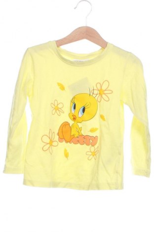 Kinder Shirt Looney Tunes, Größe 3-4y/ 104-110 cm, Farbe Gelb, Preis 6,00 €