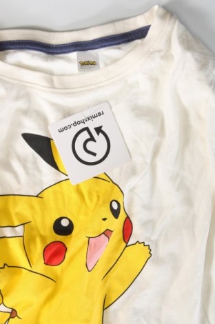 Kinder Shirt Pokemon, Größe 8-9y/ 134-140 cm, Farbe Ecru, Preis € 7,99