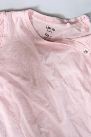 Kinder Shirt Sinsay, Größe 2-3y/ 98-104 cm, Farbe Rosa, Preis 6,02 €