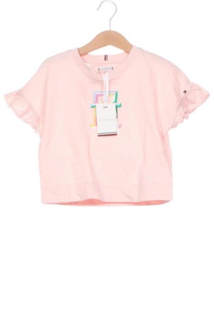 Dziecięca bluzka Tommy Hilfiger, Rozmiar 2-3y/ 98-104 cm, Kolor Różowy, Cena 203,99 zł