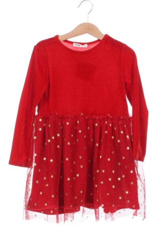 Kinderkleid Sinsay, Größe 4-5y/ 110-116 cm, Farbe Rot, Preis 12,00 €