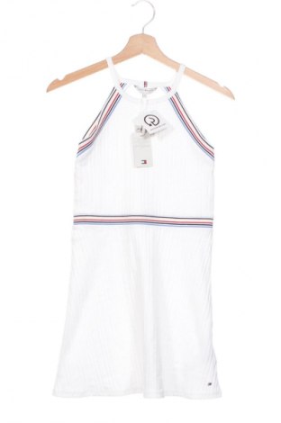 Dziecięca sukienka Tommy Hilfiger, Rozmiar 8-9y/ 134-140 cm, Kolor Biały, Cena 368,99 zł