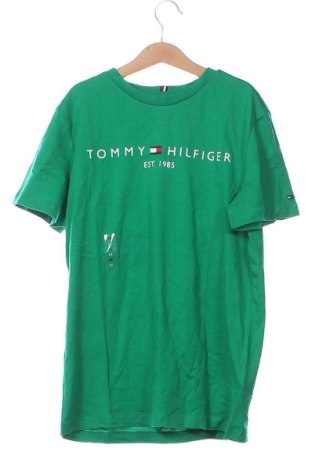 Dziecięcy T-shirt Tommy Hilfiger, Rozmiar 12-13y/ 158-164 cm, Kolor Zielony, Cena 156,99 zł