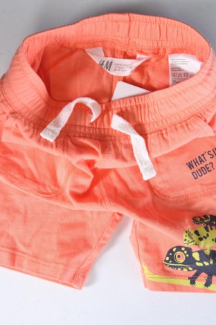 Kinder Shorts H&M, Größe 18-24m/ 86-98 cm, Farbe Orange, Preis 5,99 €