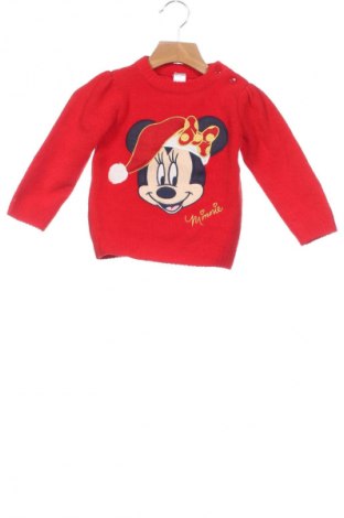 Dziecięcy sweter Disney, Rozmiar 12-18m/ 80-86 cm, Kolor Czerwony, Cena 19,99 zł