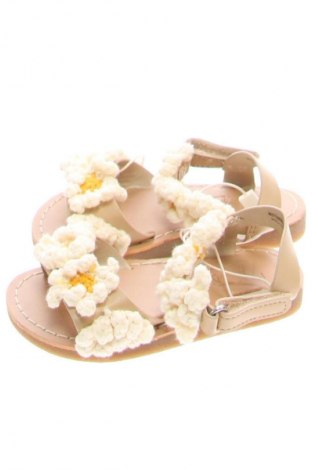 Kinder Sandalen Zara, Größe 21, Farbe Ecru, Preis 23,53 €