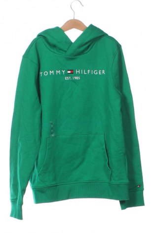 Детски суичър Tommy Hilfiger, Размер 12-13y/ 158-164 см, Цвят Зелен, Цена 76,99 лв.