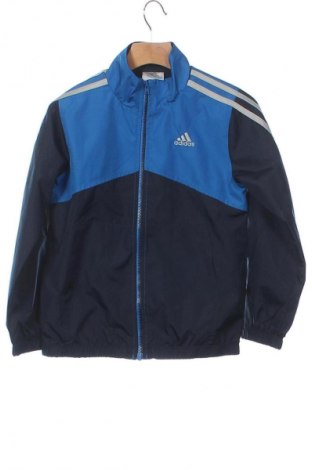 Kinderjacke Adidas, Größe 5-6y/ 116-122 cm, Farbe Blau, Preis € 11,57