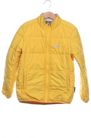 Kinderjacke Jack Wolfskin, Größe 6-7y/ 122-128 cm, Farbe Gelb, Preis 27,11 €