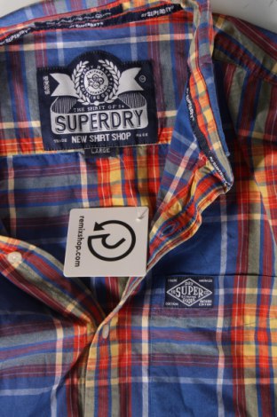 Herrenhemd Superdry, Größe L, Farbe Mehrfarbig, Preis € 19,39