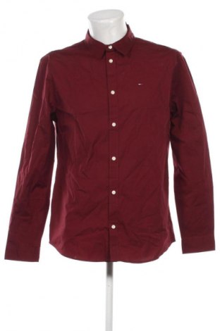 Ανδρικό πουκάμισο Tommy Jeans, Μέγεθος XL, Χρώμα Κόκκινο, Τιμή 79,99 €