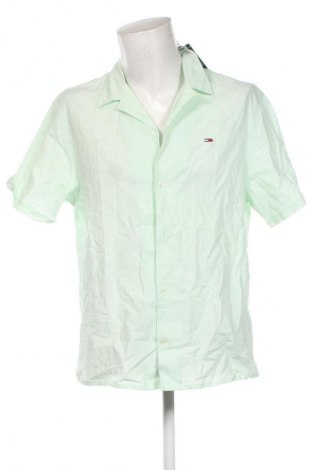 Herrenhemd Tommy Jeans, Größe L, Farbe Grün, Preis 64,99 €