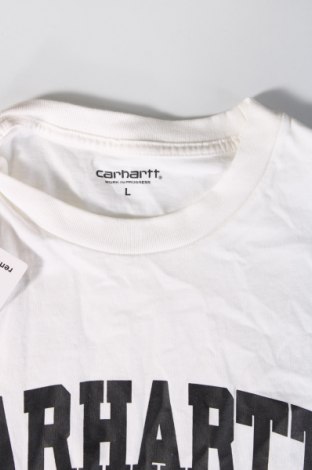 Męski T-shirt Carhartt, Rozmiar L, Kolor Biały, Cena 72,09 zł