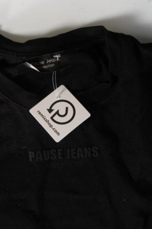 Pánske tričko  Pause Jeans, Veľkosť XL, Farba Čierna, Cena  20,41 €