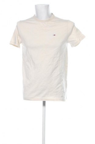 Męski T-shirt Tommy Hilfiger, Rozmiar S, Kolor Beżowy, Cena 252,99 zł