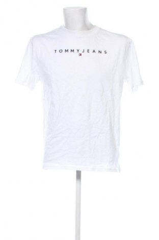 Herren T-Shirt Tommy Jeans, Größe M, Farbe Weiß, Preis € 37,99