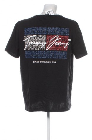 Męski T-shirt Tommy Jeans, Rozmiar XXL, Kolor Czarny, Cena 185,99 zł