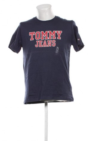 Tricou de bărbați Tommy Jeans, Mărime M, Culoare Albastru, Preț 190,99 Lei
