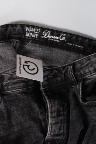 Мъжки дънки Denim Co., Размер L, Цвят Черен, Цена 39,00 лв.