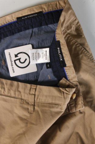 Herrenhose Politix, Größe L, Farbe Beige, Preis € 14,99