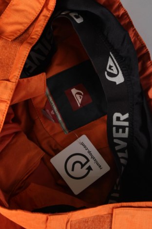 Мъжки панталон за зимни спортове Quiksilver, Размер L, Цвят Оранжев, Цена 63,99 лв.