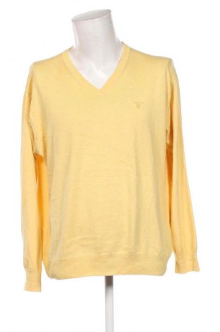 Herrenpullover Gant, Größe XXL, Farbe Gelb, Preis 36,99 €