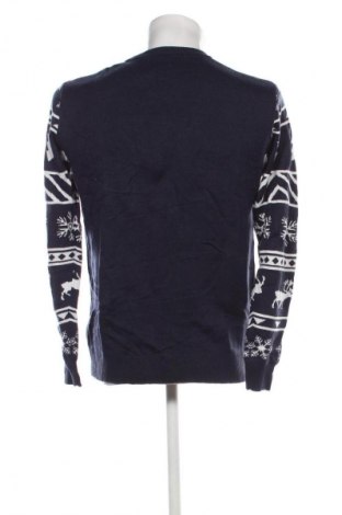 Herrenpullover John Cabot, Größe M, Farbe Blau, Preis 24,99 €