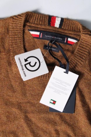 Męski sweter Tommy Hilfiger, Rozmiar XL, Kolor Brązowy, Cena 452,99 zł