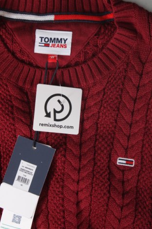 Męski sweter Tommy Hilfiger, Rozmiar XS, Kolor Czerwony, Cena 452,99 zł