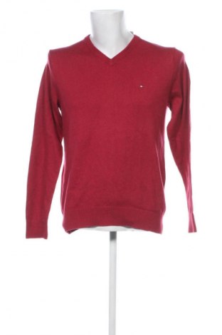 Herrenpullover Tommy Hilfiger, Größe M, Farbe Rot, Preis 45,52 €