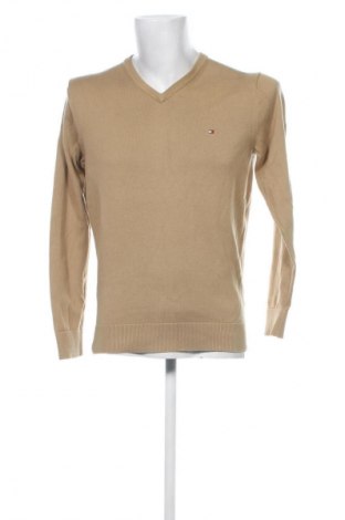 Herrenpullover Tommy Hilfiger, Größe M, Farbe Beige, Preis 45,52 €