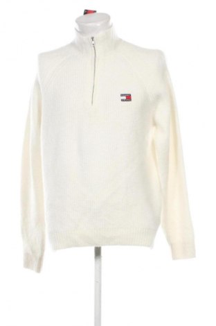 Męski sweter Tommy Jeans, Rozmiar L, Kolor Biały, Cena 584,99 zł