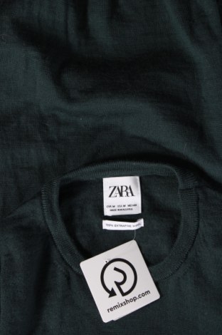 Męski sweter Zara, Rozmiar M, Kolor Zielony, Cena 102,99 zł