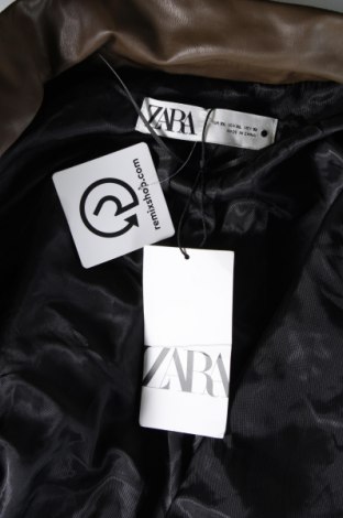 Ανδρικό δερμάτινο μπουφάν Zara, Μέγεθος XL, Χρώμα Καφέ, Τιμή 47,57 €