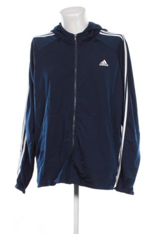 Bluză trening de bărbați Adidas, Mărime XXL, Culoare Albastru, Preț 156,99 Lei