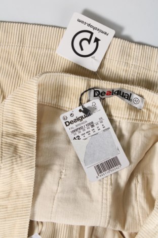 Φούστα Desigual, Μέγεθος L, Χρώμα  Μπέζ, Τιμή 44,99 €