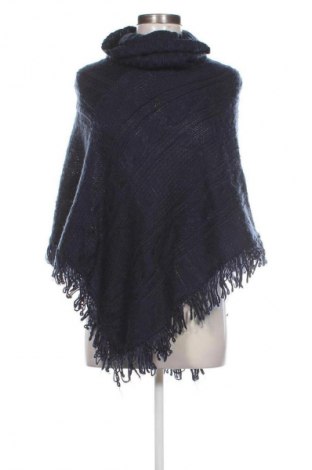 Poncho, Größe M, Farbe Blau, Preis € 6,99