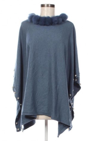 Poncho, Größe M, Farbe Blau, Preis 20,99 €