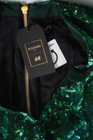 Φόρεμα Balmain X H&M, Μέγεθος XS, Χρώμα Πράσινο, Τιμή 132,17 €