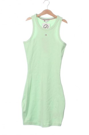 Rochie Tommy Jeans, Mărime XS, Culoare Verde, Preț 544,99 Lei