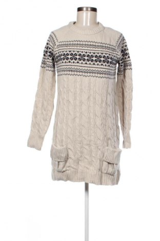 Рокля Zara Knitwear, Размер L, Цвят Бежов, Цена 33,99 лв.